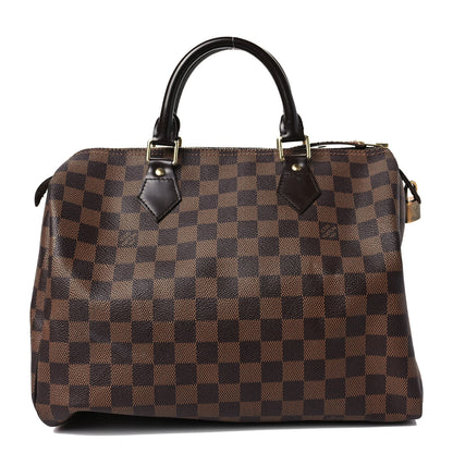 Louis Vuitton Damier Ebene Speedy 30 1 of 8