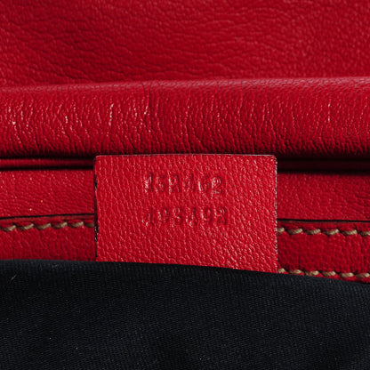 Gucci Leather Capri Small Bowler Red 7 of 7