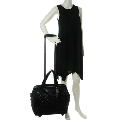 Chanel Nylon Quilted Coco Cocoon Trolley Black 2 of 7