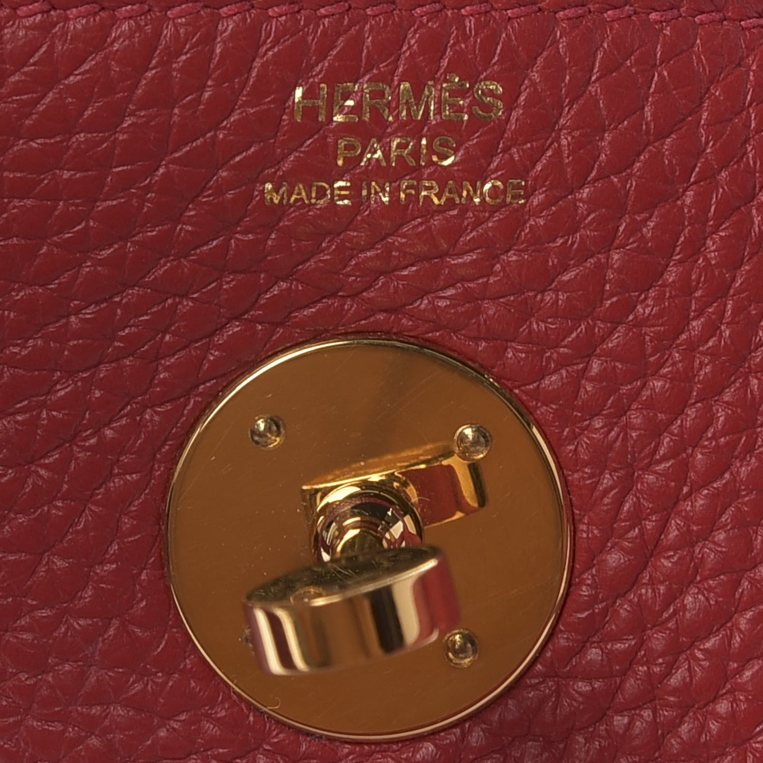 Hermes Taurillon Clemence Lindy 26 Rouge Casaque 8 of 10