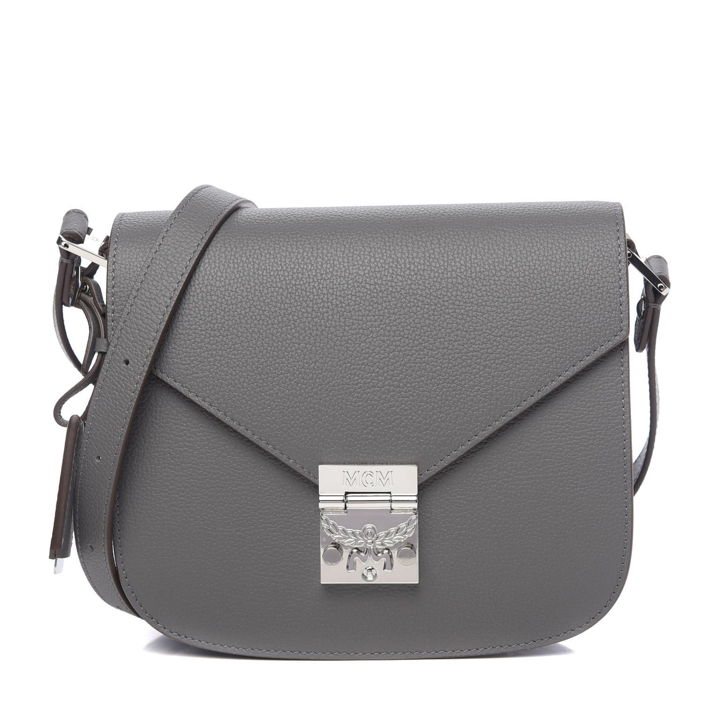 Park Avenue Calfskin Small Patricia Crossbody Bag Charcoal