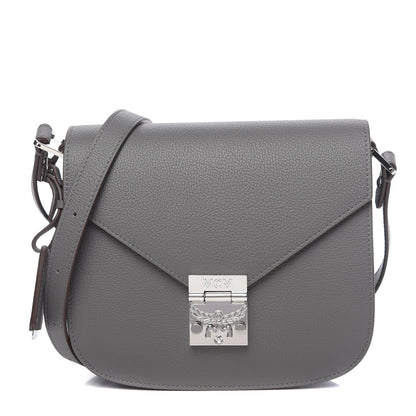 MCM Park Avenue Calfskin Small Patricia Crossbody Bag Charcoal 1 of 9