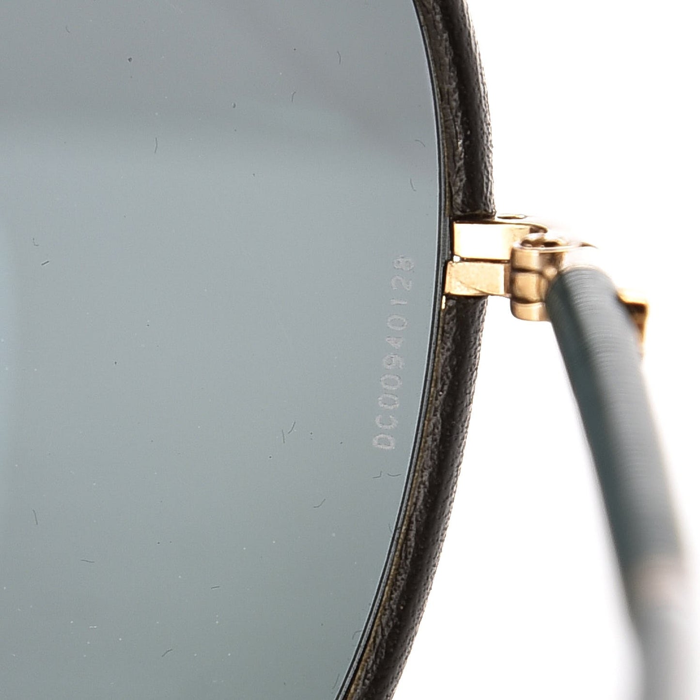 Metal Lambskin Pilot Fall Sunglasses 4227-Q Green