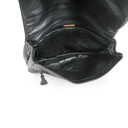 Bottega Veneta BOTTEGA VENETA Nappa Intrecciato Flap Clutch Nero Black 5 of 6