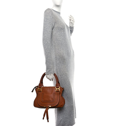 Chloe Calfskin Medium Marcie Satchel Tan 2 of 8