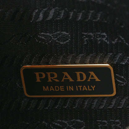 Prada Paillettes Sequin Mini Re-Edition 2000 Bag Platino Black 6 of 9