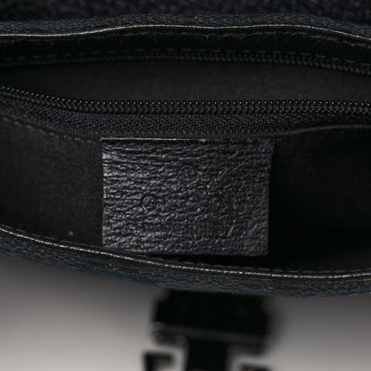 Gucci GG Monogram Web Buckle Belt Bag Black 6 of 9