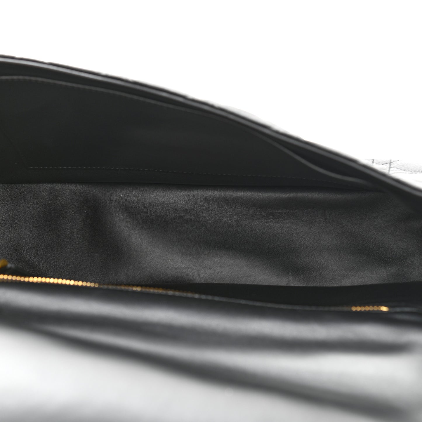 Grained Calfskin Cannage Large Caro Bag Black