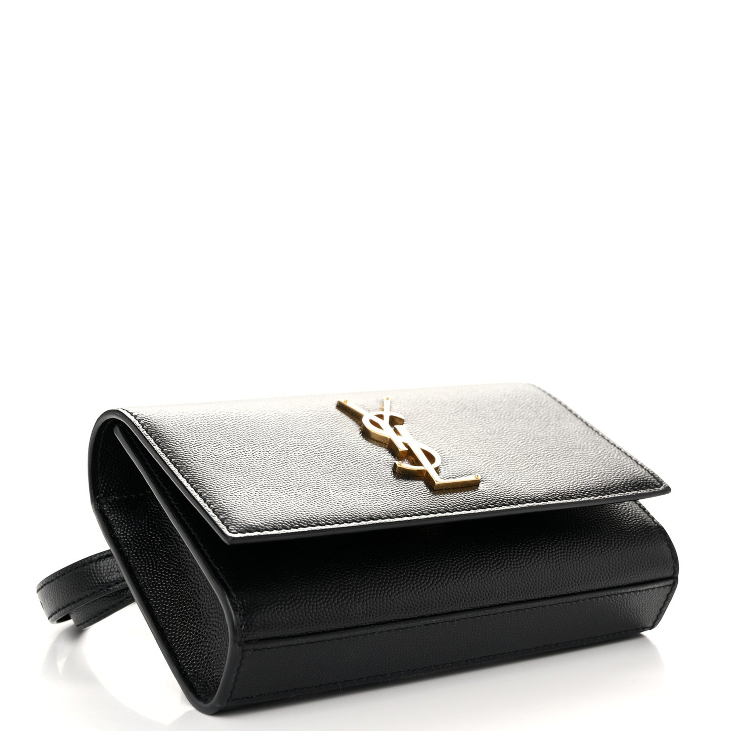 Grain De Poudre Monogram Kate Belt Bag Black