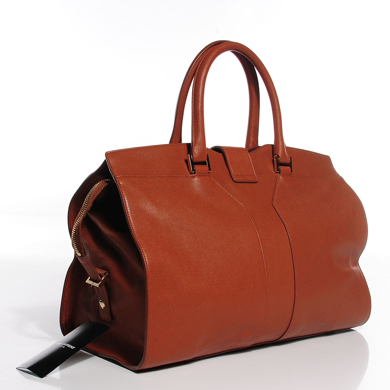 Saint Laurent Sheepskin Medium Cabas ChYc Ambra 3 of 9