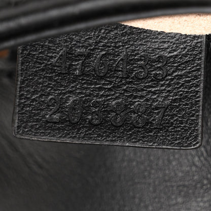 Gucci Calfskin Matelasse Super Mini GG Marmont Shoulder Bag Black 7 of 10