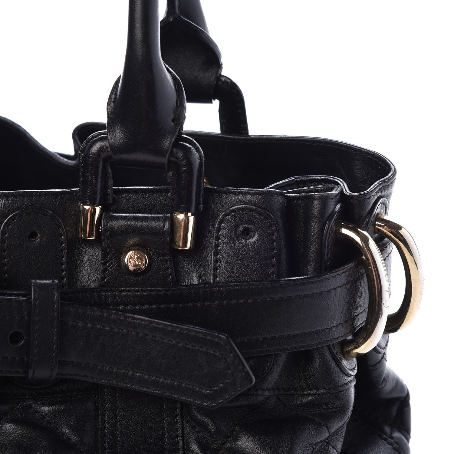 Burberry Calfskin Quilted Baby Beaton Black 16 of 20