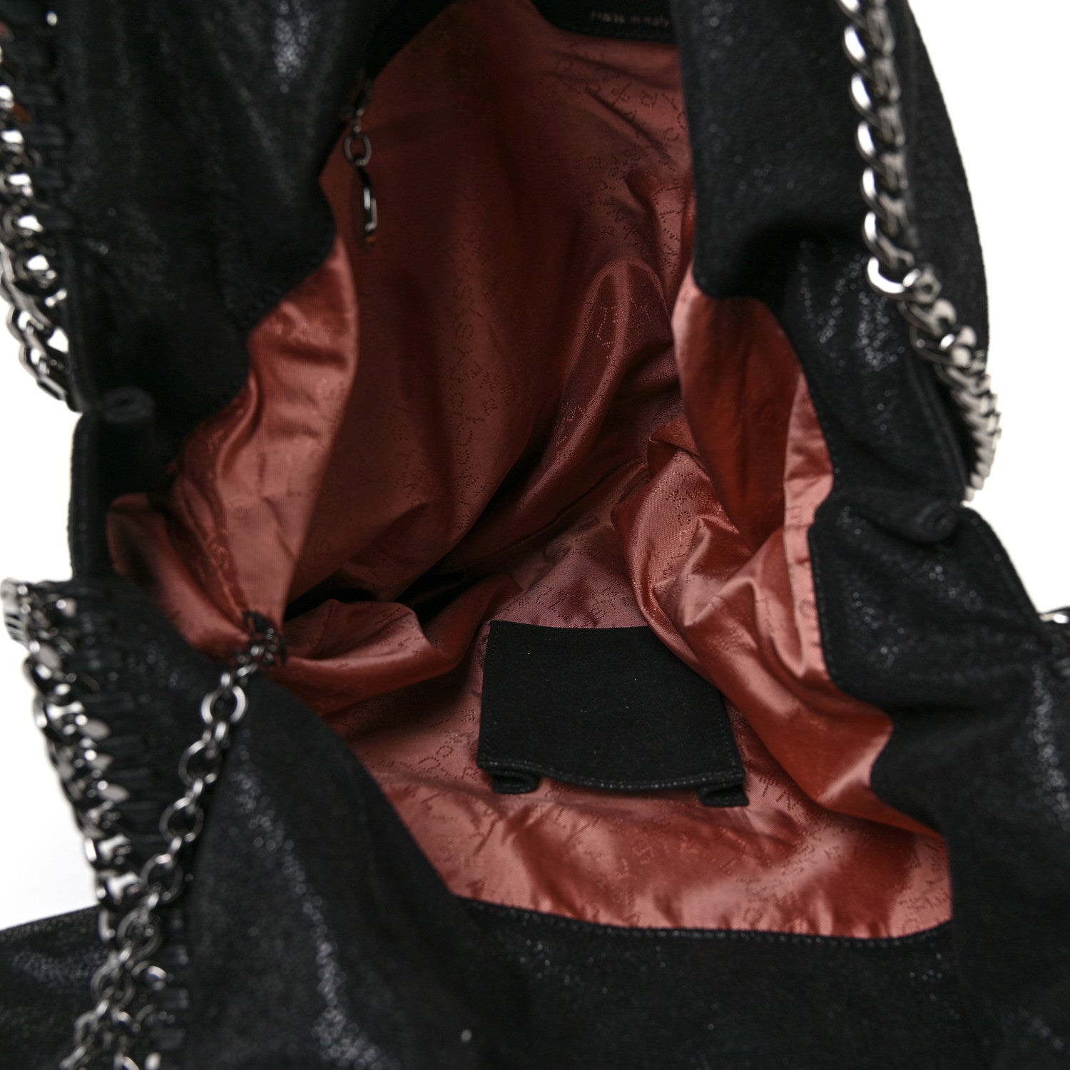 Stella McCartney Shaggy Deer Big Falabella Tote Black 5 of 8