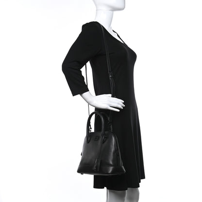 Balenciaga Supple Calfskin Rivet Small Ville Top Handle Bag Black 2 of 8