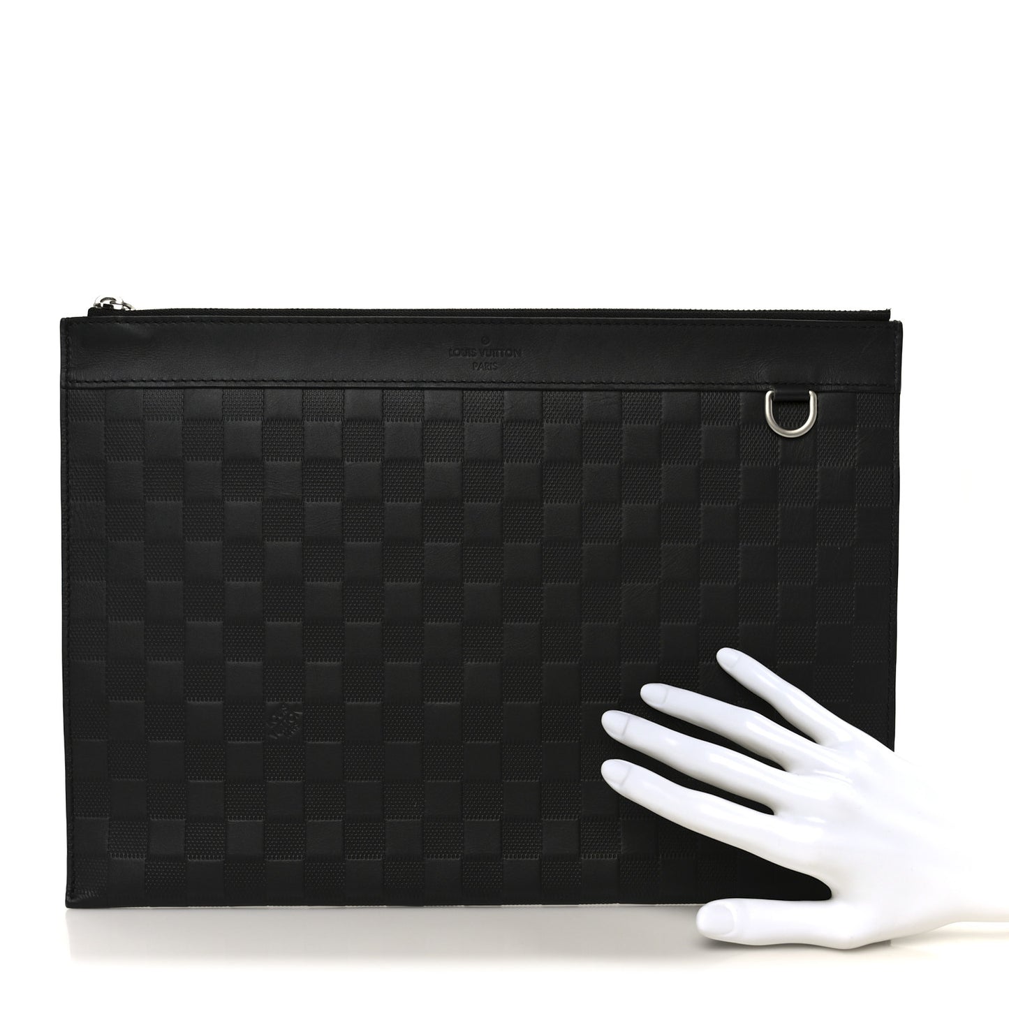 Damier Infini Discovery Pochette GM Onyx