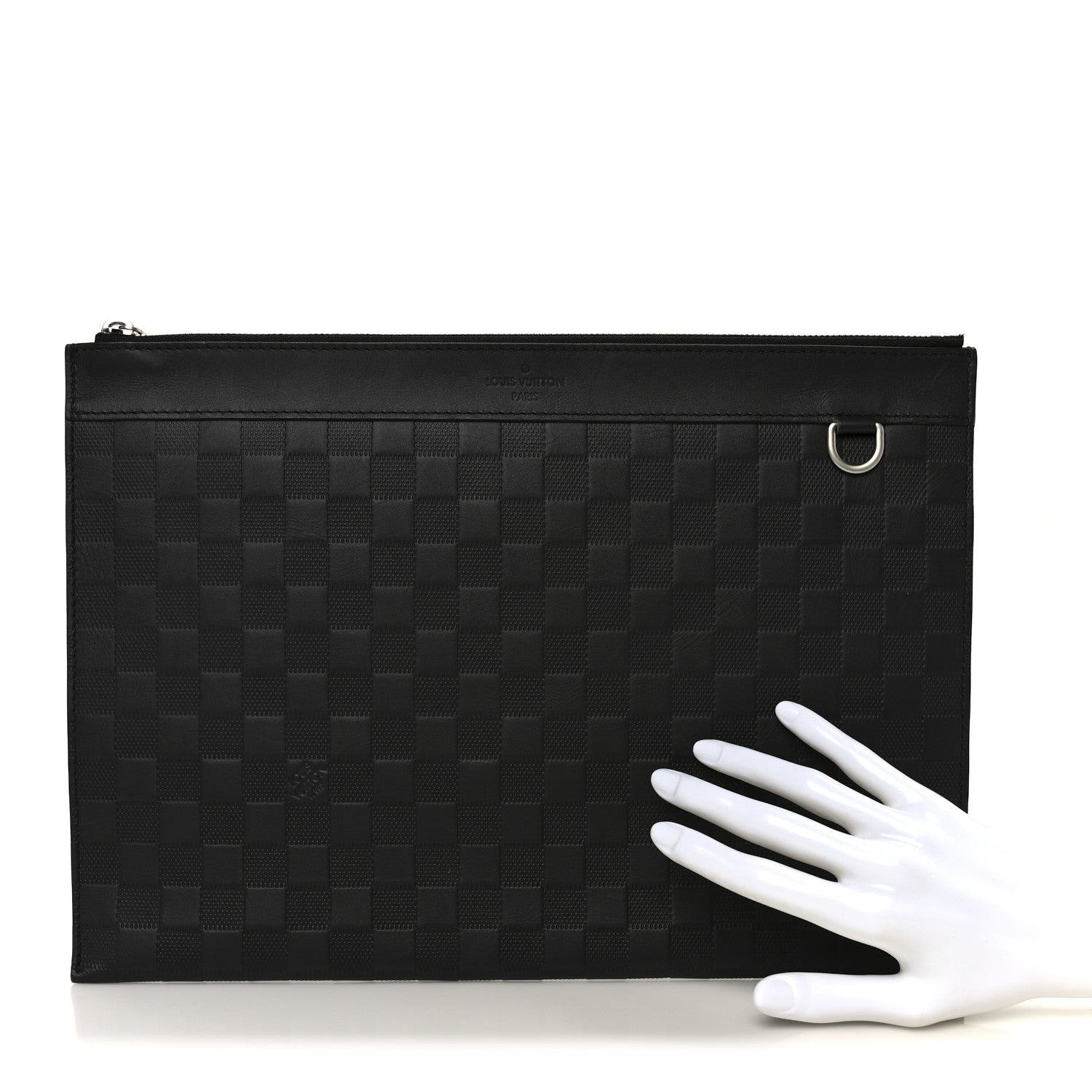 Louis Vuitton Damier Infini Discovery Pochette GM Onyx 2 of 8