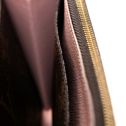 Louis Vuitton Monogram Emilie Wallet Rose Ballerine 11 of 13