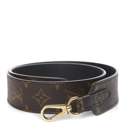 Louis Vuitton Monogram Bandouliere Shoulder Strap Black 1 of 6
