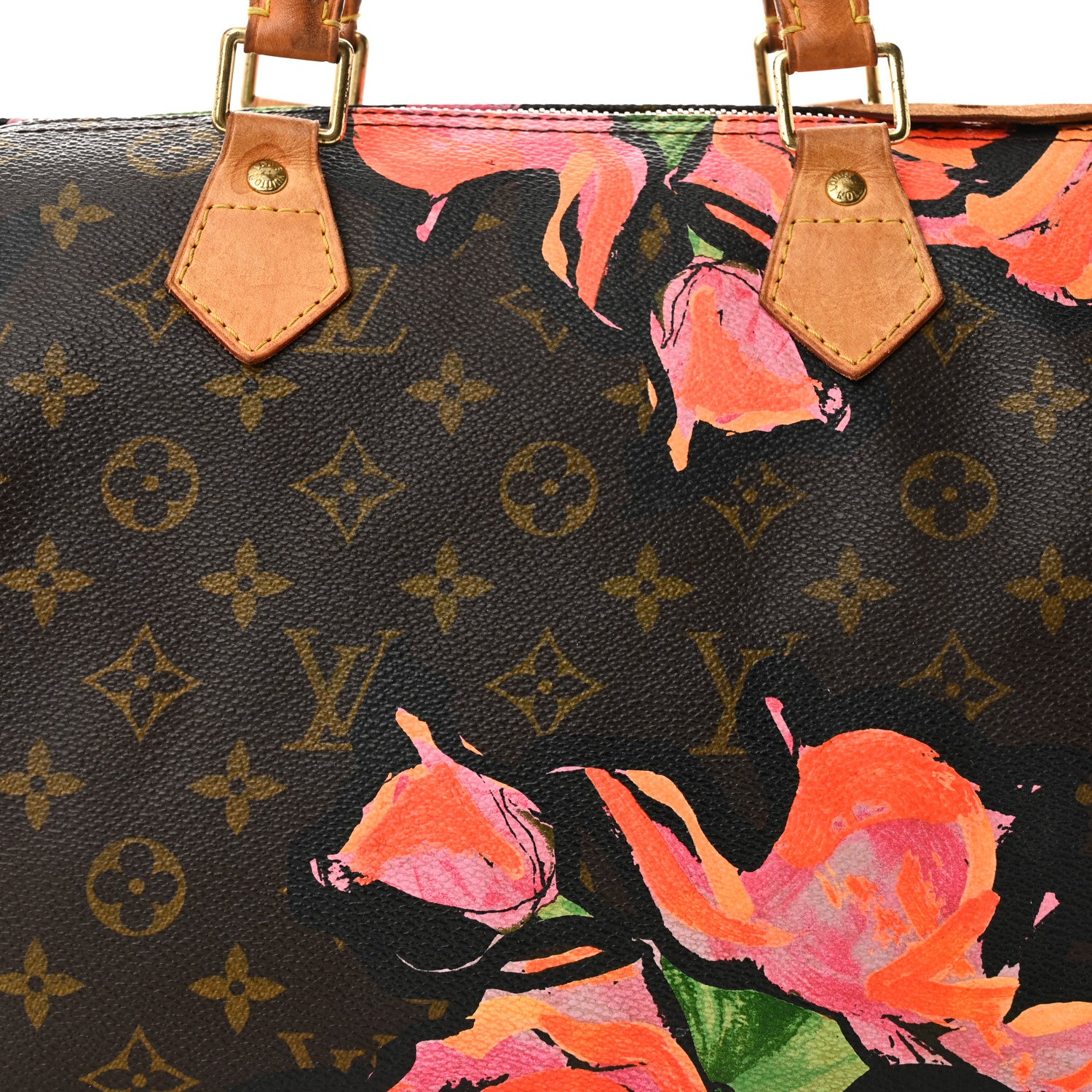 Louis Vuitton Monogram Roses Speedy 30 8 of 13