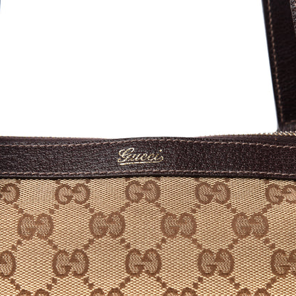 Gucci Monogram Medium Abbey Tote Dark Brown 10 of 11