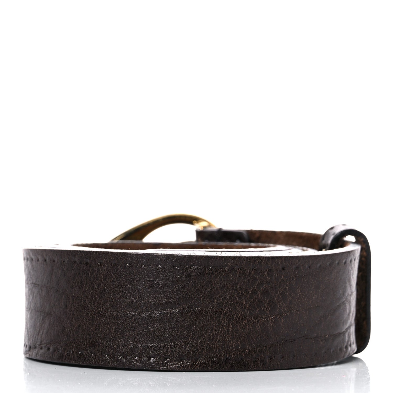 Gucci Faded Calfskin Double G Belt 100 40 Brown 2 of 9