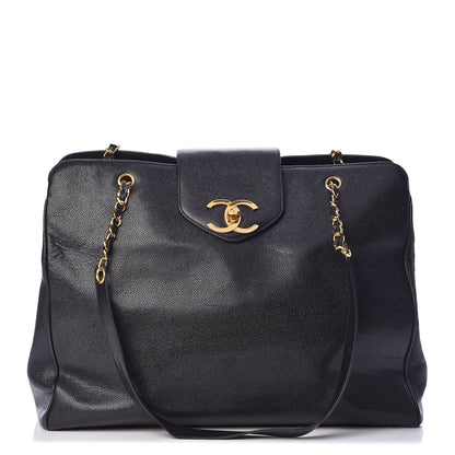 Chanel Caviar XL Weekender Bag Black 1 of 16
