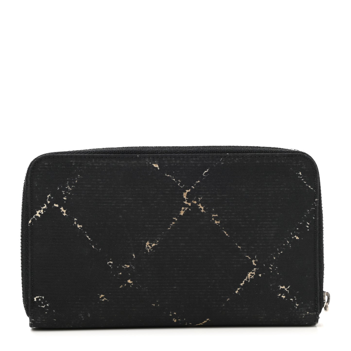 Nylon Travel Zip Wallet Black
