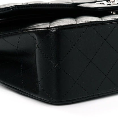 Chanel Lambskin Quilted Small Double Flap Black 9 of 11