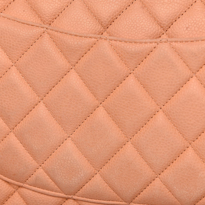 Chanel Iridescent Caviar Quilted Jumbo Double Flap Pink 8 of 19