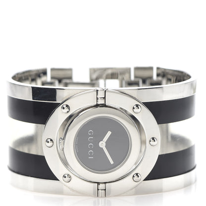 Gucci Stainless Steel Acetate 33mm Twirl Quartz Watch Black 3 of 6