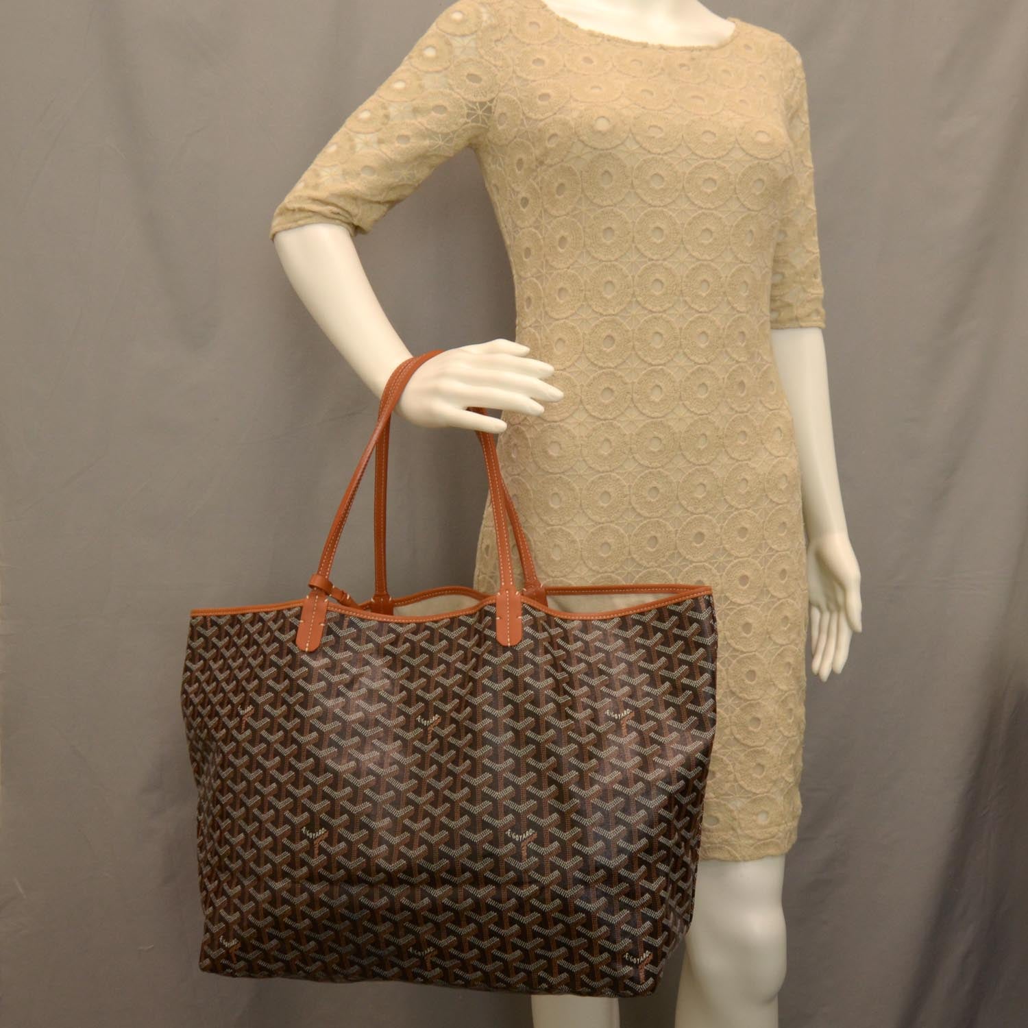 Goyard Goyardine Saint Louis GM Black Gold 2 of 6