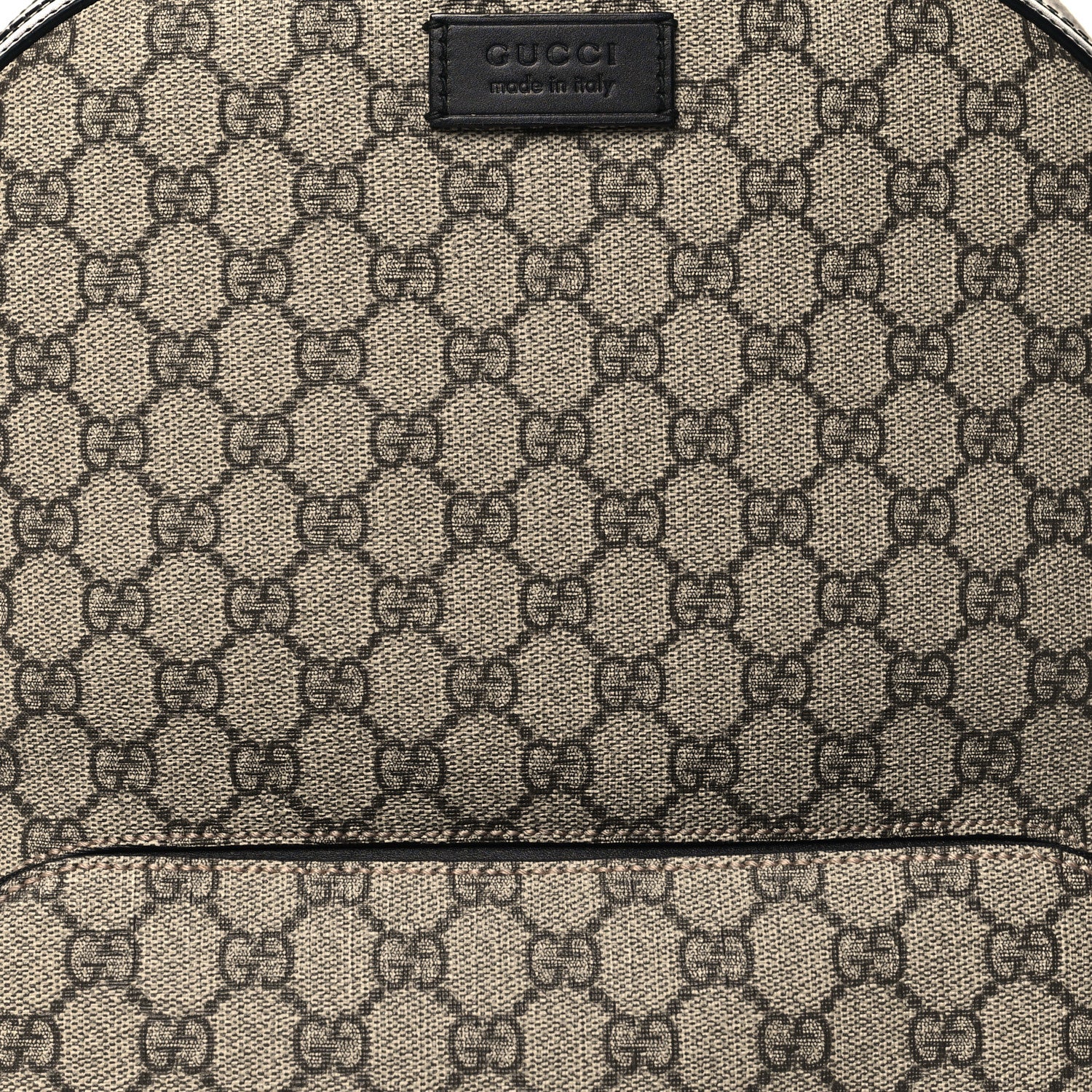 Gucci GG Supreme Monogram Medium Backpack Black 8 of 10