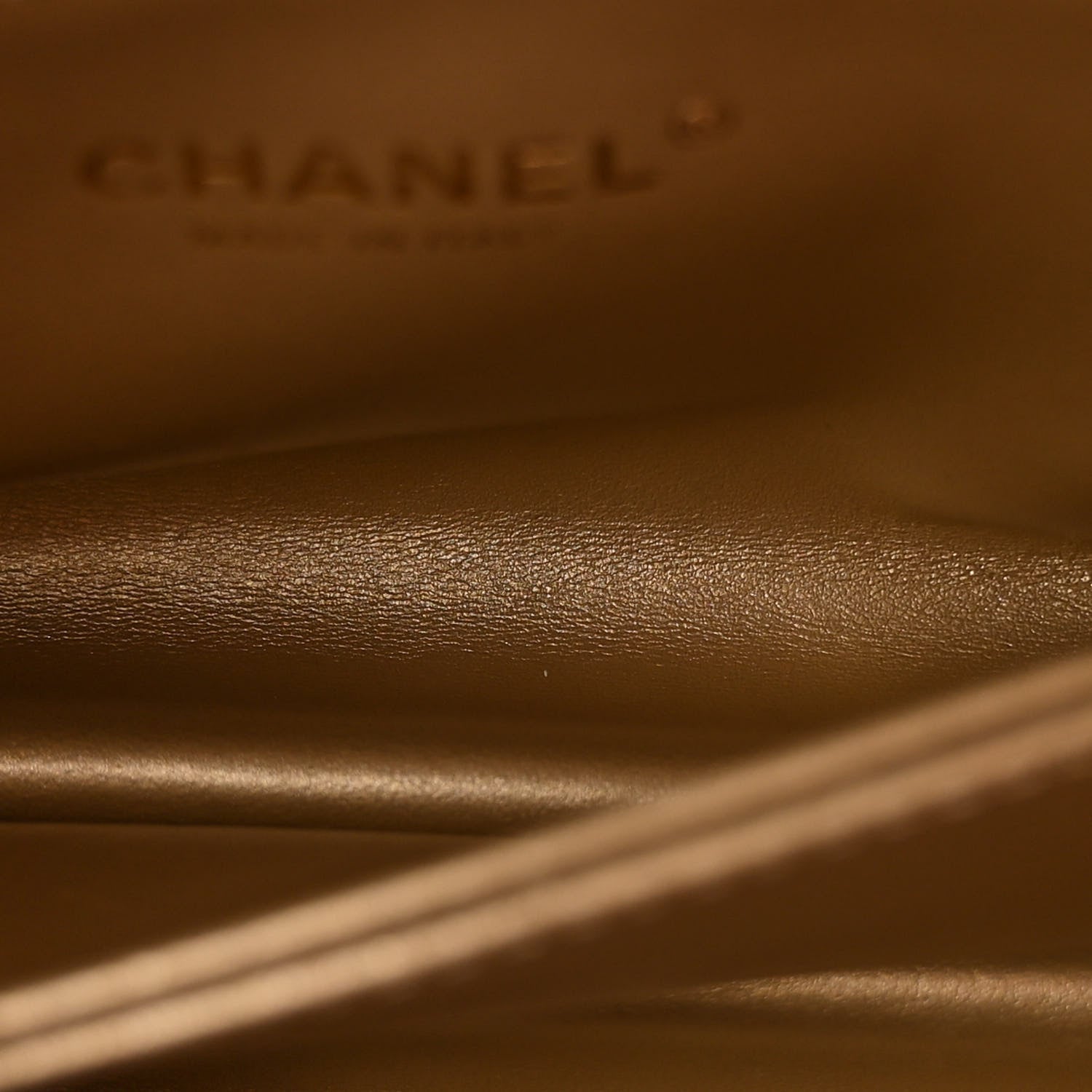 Chanel Shiny Calfskin Quilted Mini Coco Chain Gold Handle Flap Black 6 of 14