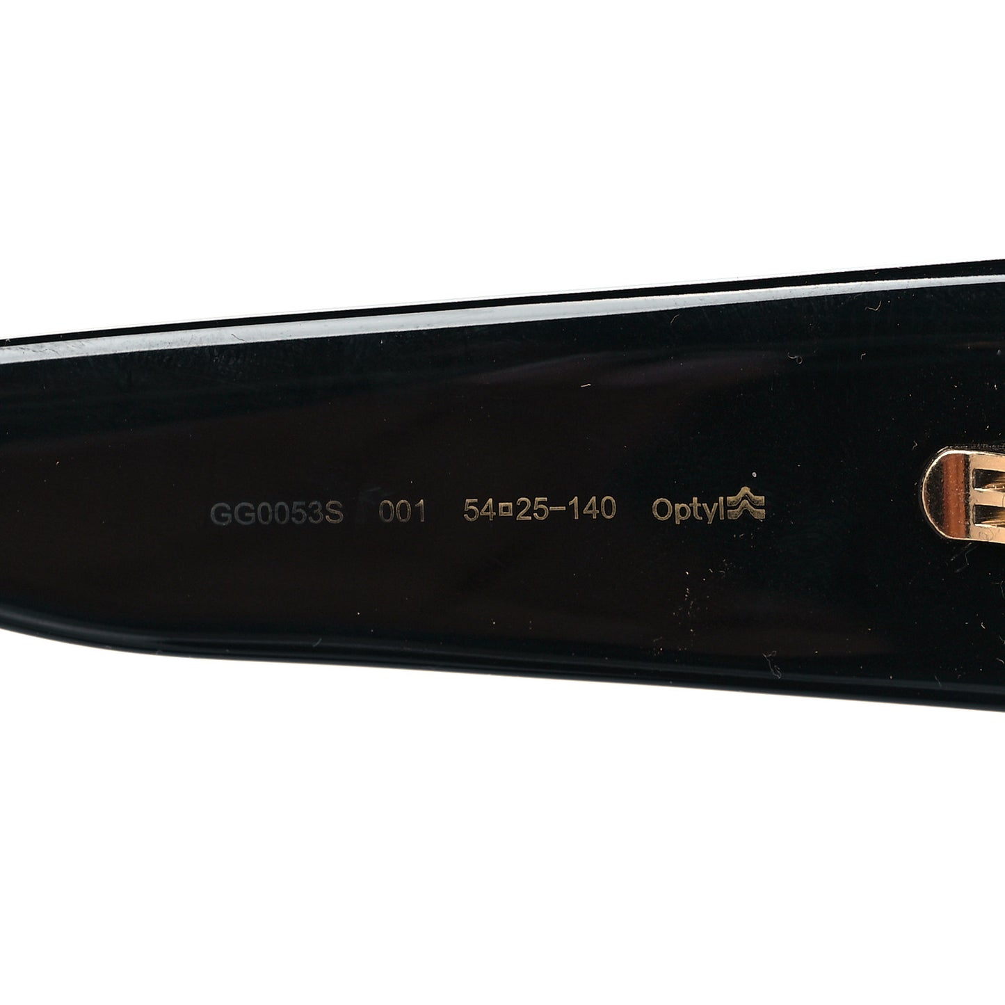 Acetate Square Frame Sunglasses GG0053S Black