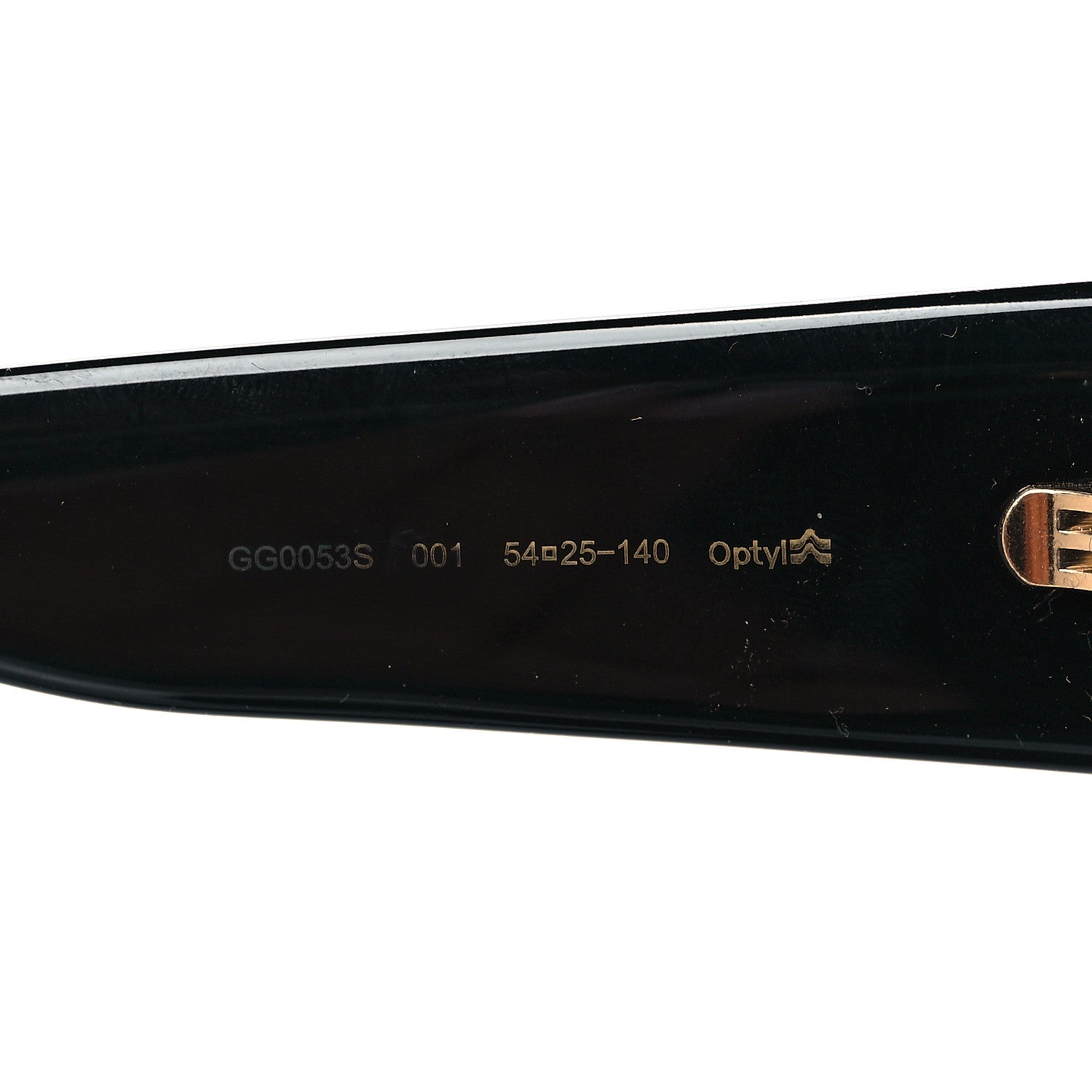 Gucci Acetate Square Frame Sunglasses GG0053S Black 7 of 8