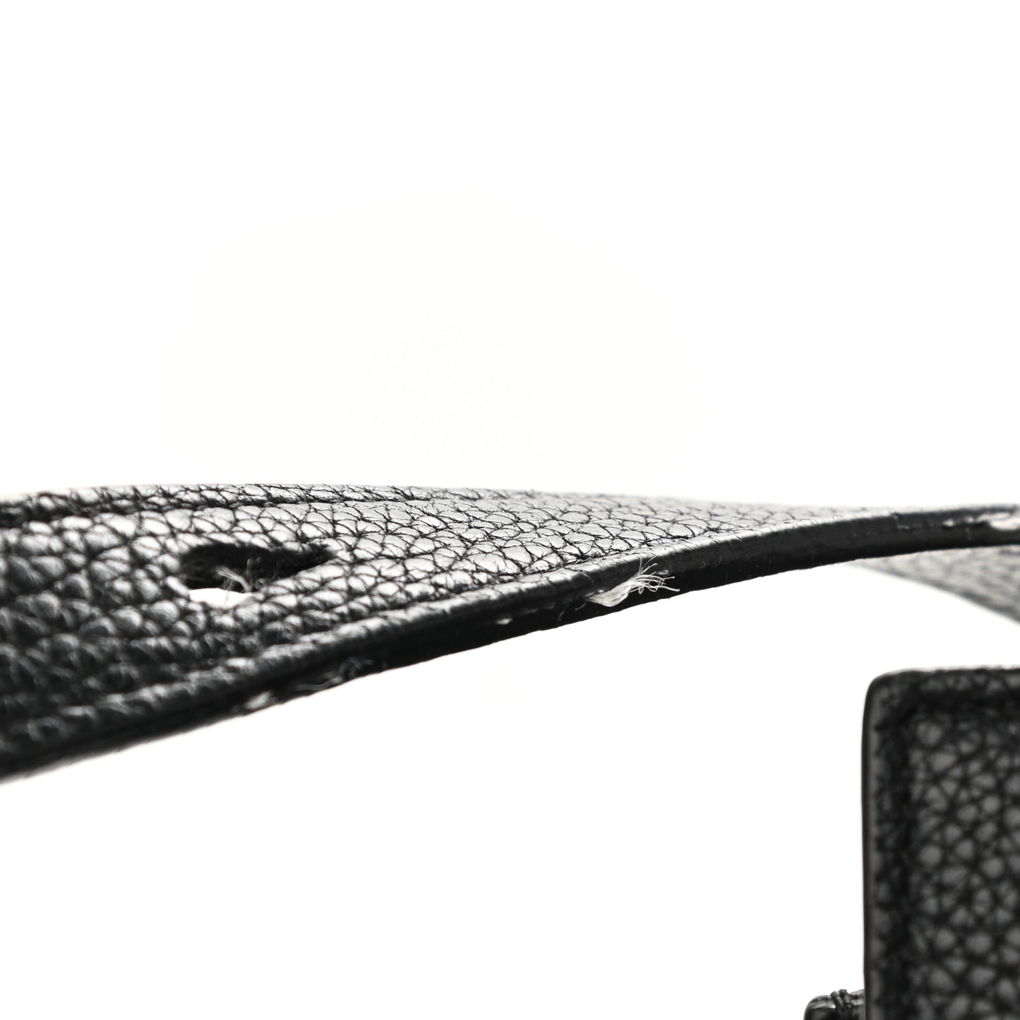 Grained Calfskin Medium Souple Sac De Jour Black