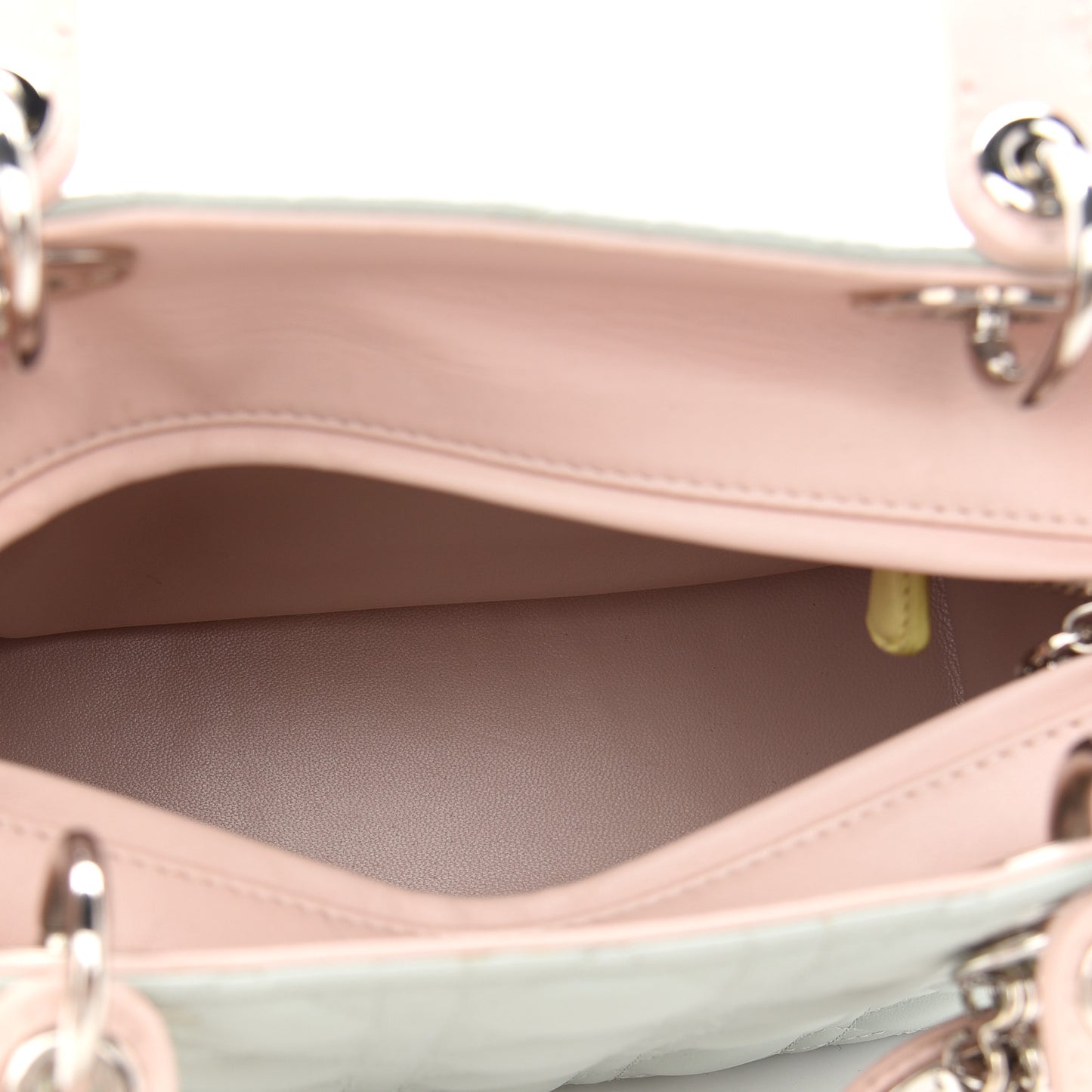 Lambskin Cannage Medium Tri-Color Lady Dior Multicolor