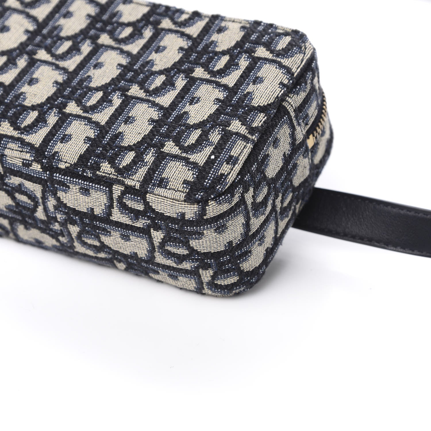 Christian Dior Oblique Belt Pouch Blue 9 of 10