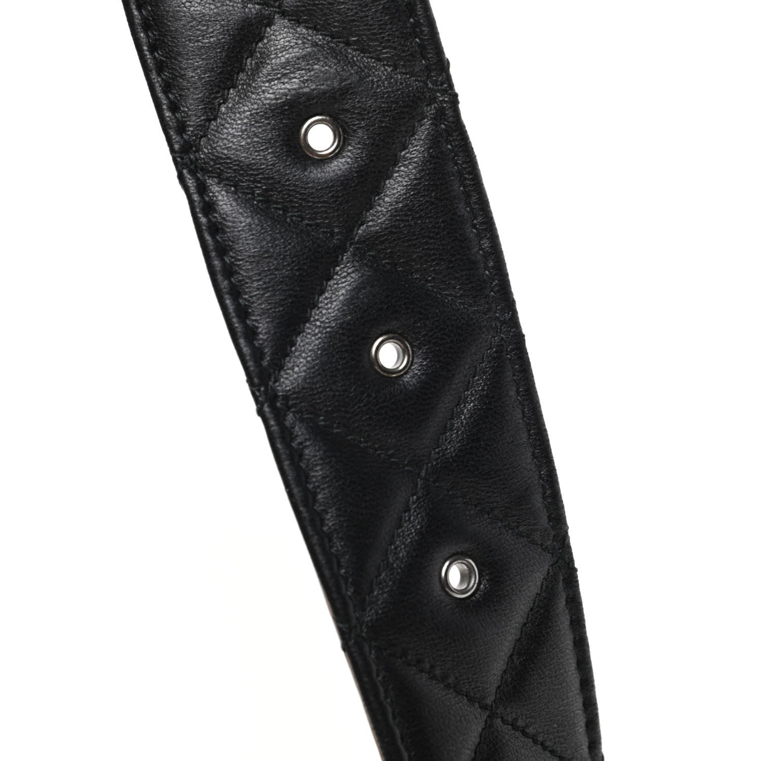Chanel Lambskin Quilted CC Belt 100 40 Black 6 of 7