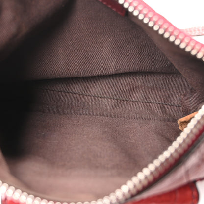 Chloe Grained Calfskin Small Paddington Crossbody  Dark Red 5 of 10