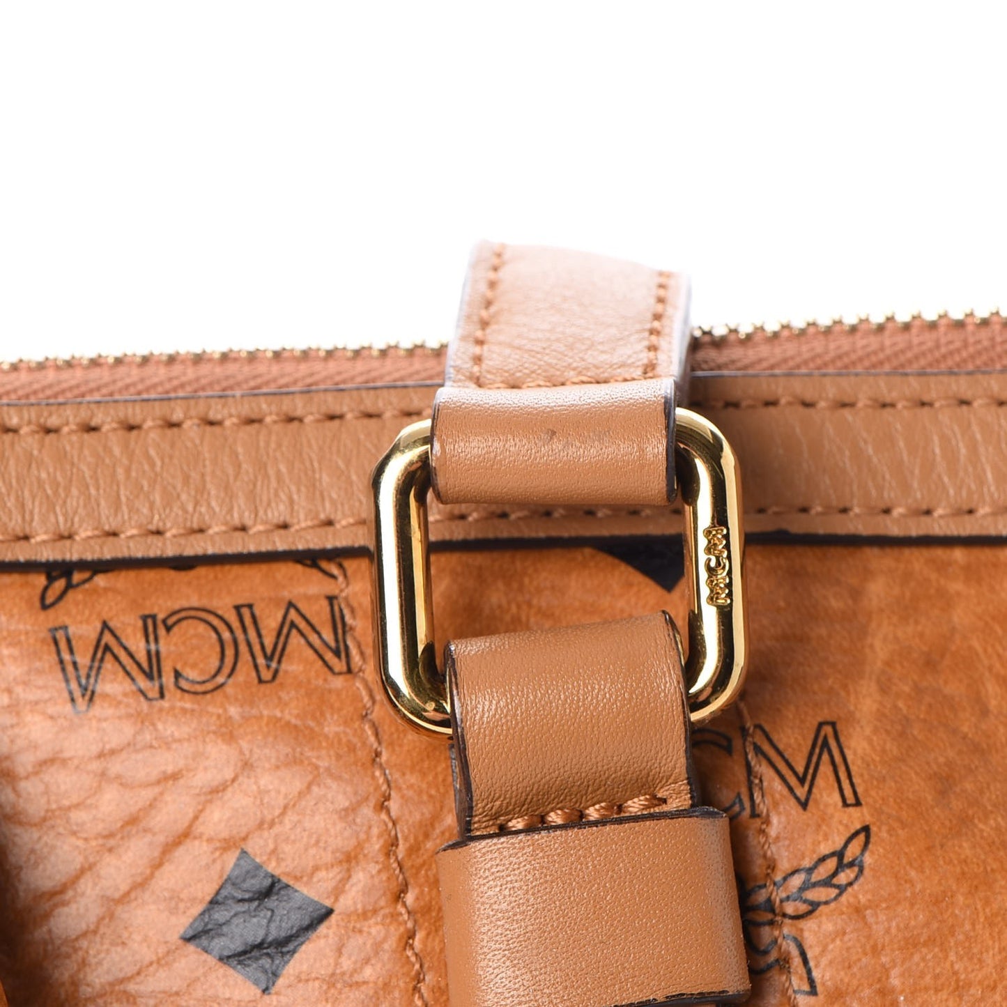 Visetos Medium Essentials Shopper Tote Cognac