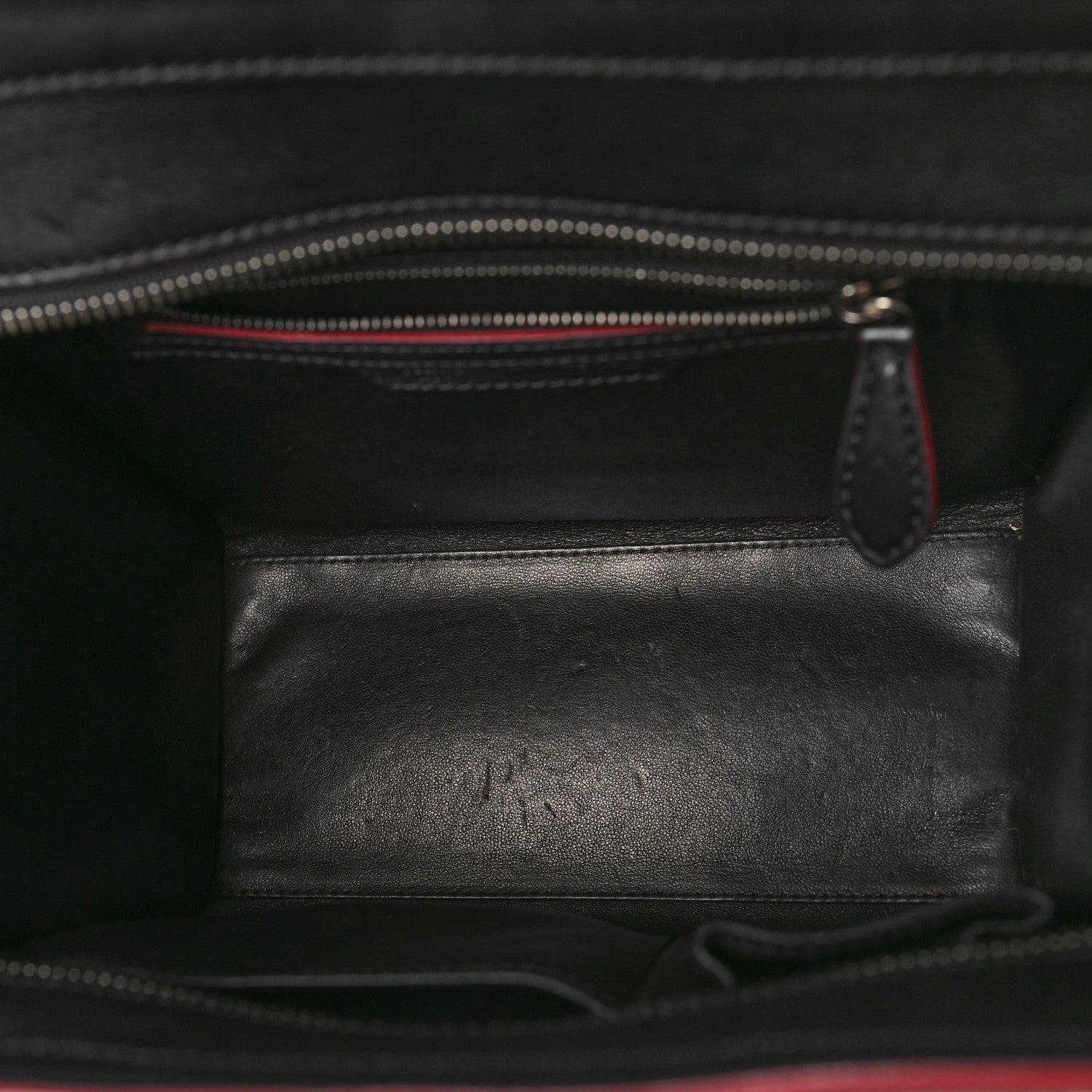 Celine Smooth Calfskin Micro Luggage Black 5 of 8