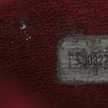 Chanel Calfskin Flap Shoulder Bag Burgundy 9 of 12