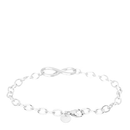 Tiffany Sterling Silver Infinity Chain Bracelet 2 of 3