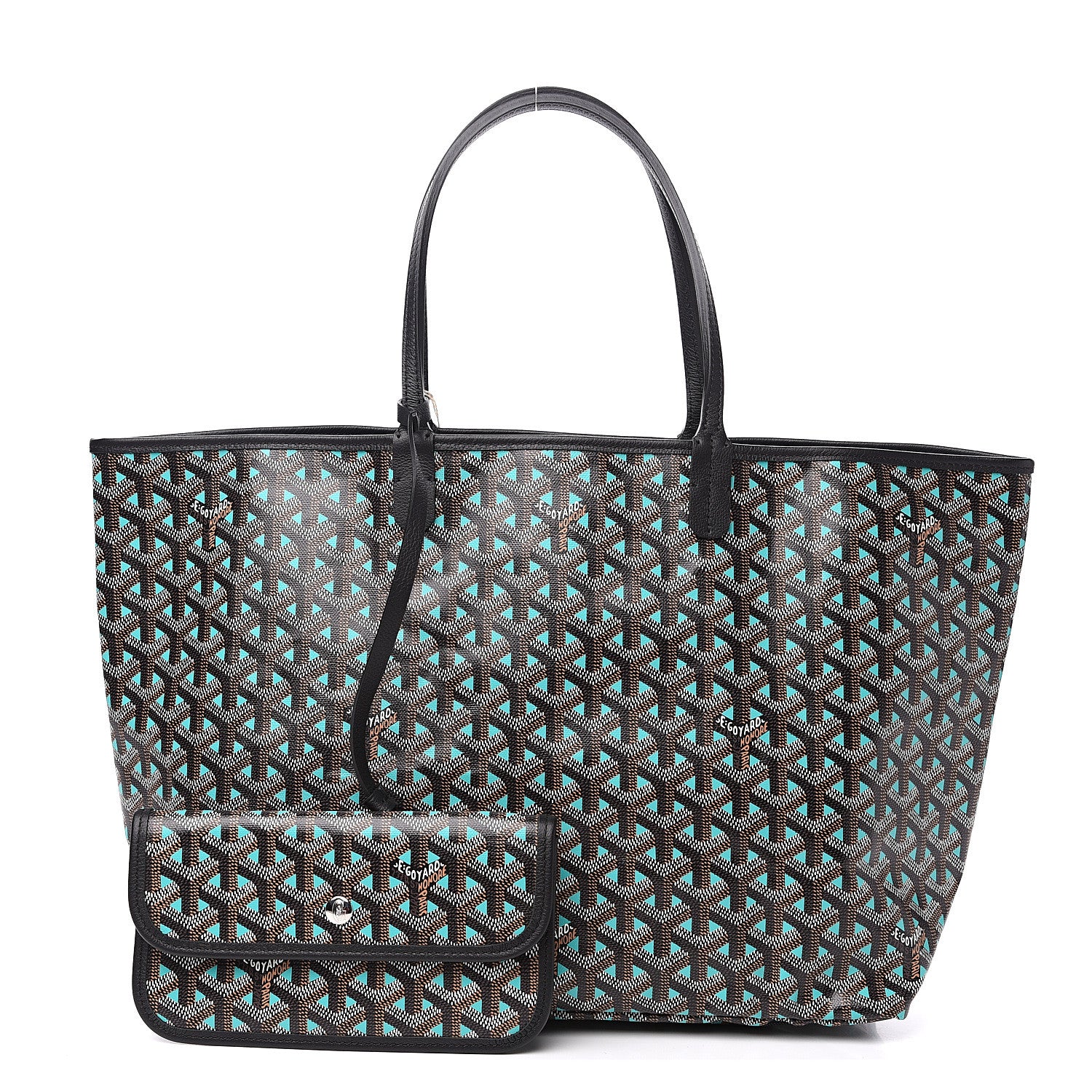 Goyard Goyardine Saint Louis Claire Voie PM Black Blue 1 of 8