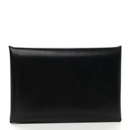 Hermes Box Calvi Card Case Black 1 of 9