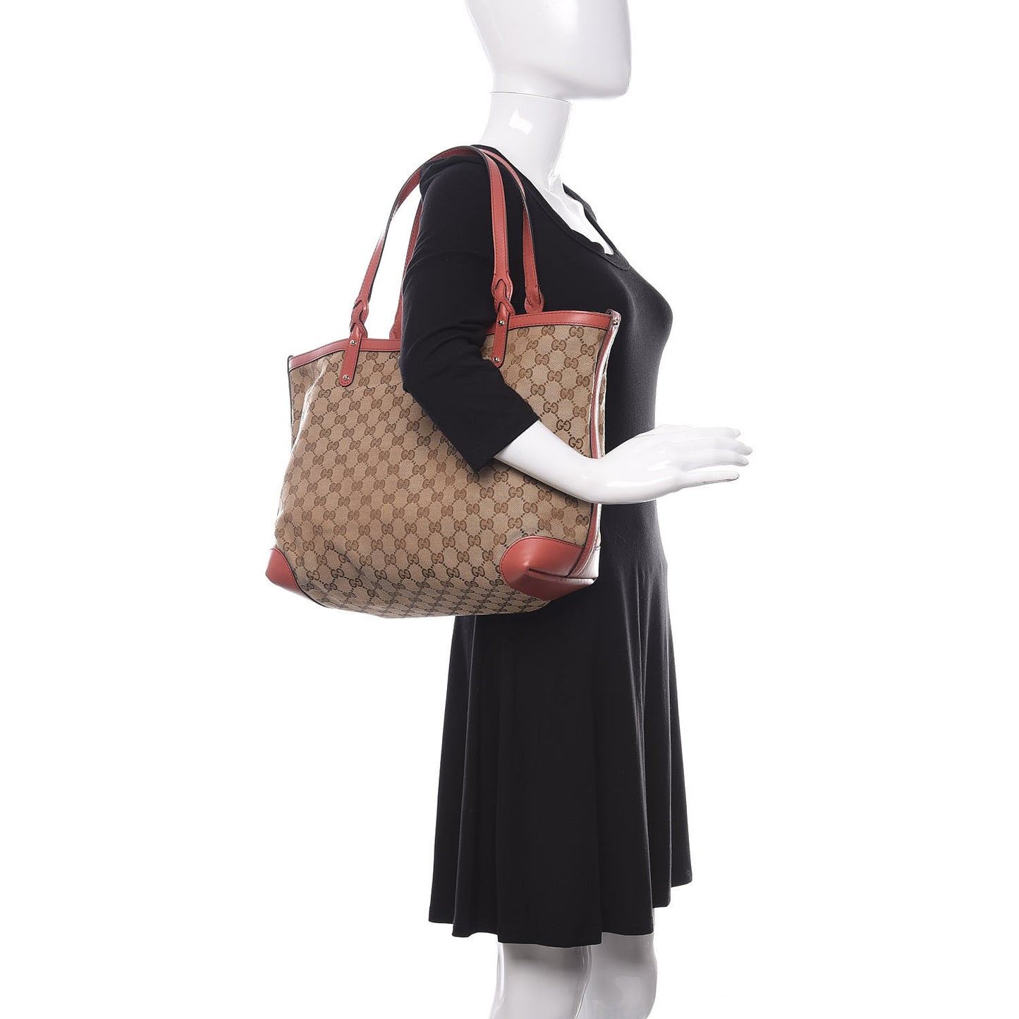 Monogram Medium Craft Tote Coral