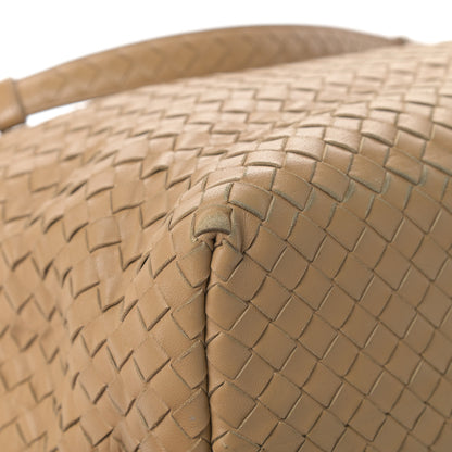 Bottega Veneta Nappa Intrecciato Garda Shoulder Bag Camel 12 of 15