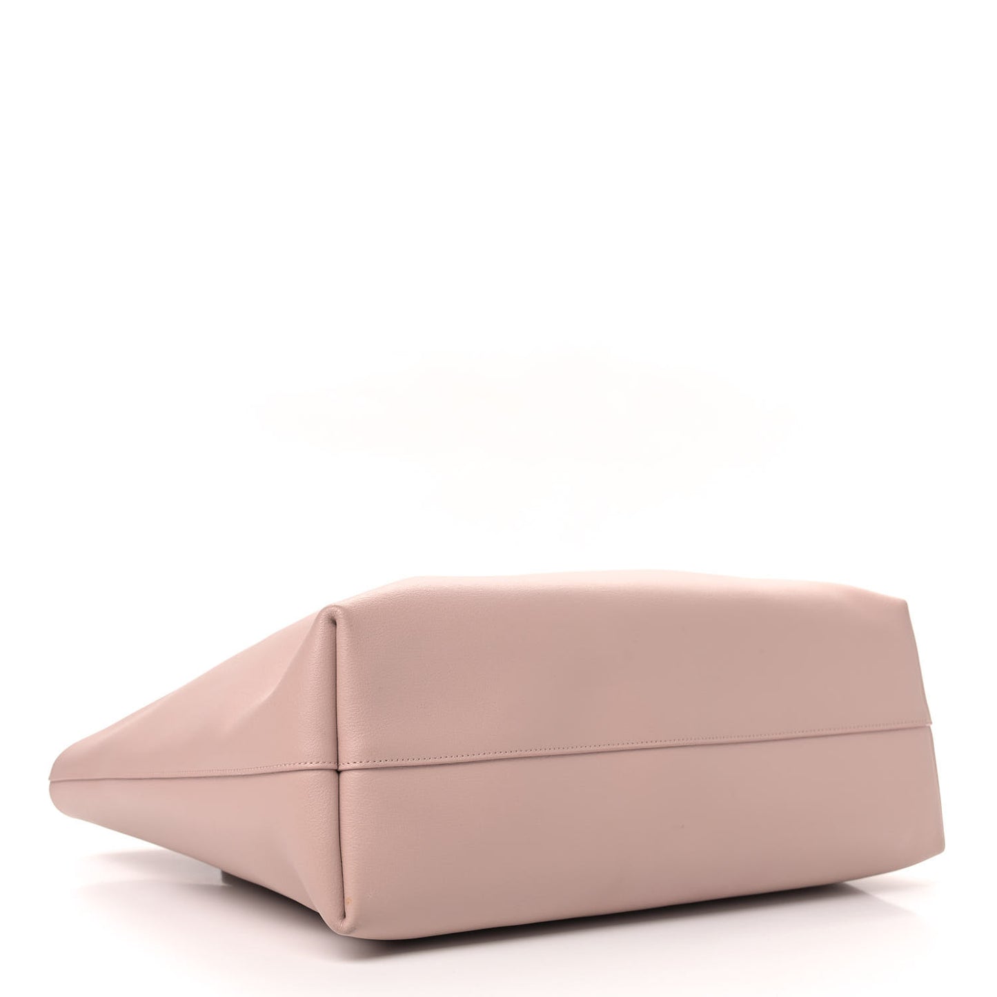 Calfskin Large Shopping Tote Pale Blush