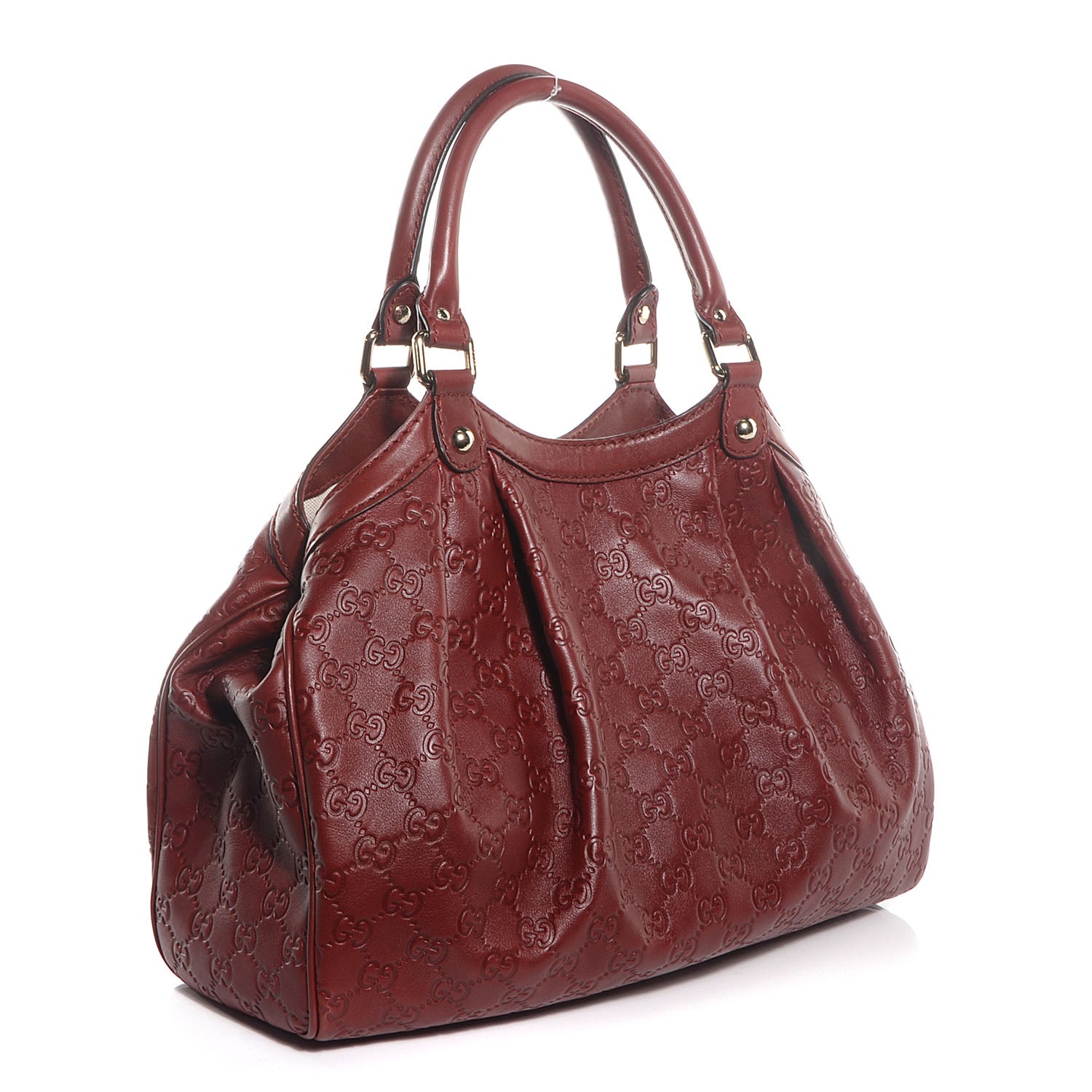 Gucci Guccissima Medium Sukey Tote Raspberry Candy 3 of 7